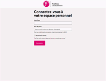 Tablet Screenshot of intranet.yvelines.fr